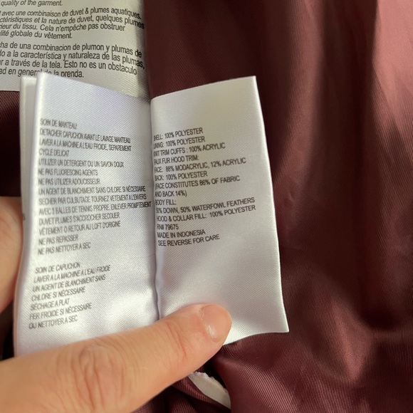 NWOT - Michael Kors Women’s Long Down Coat - Size L - Picture 6 of 6